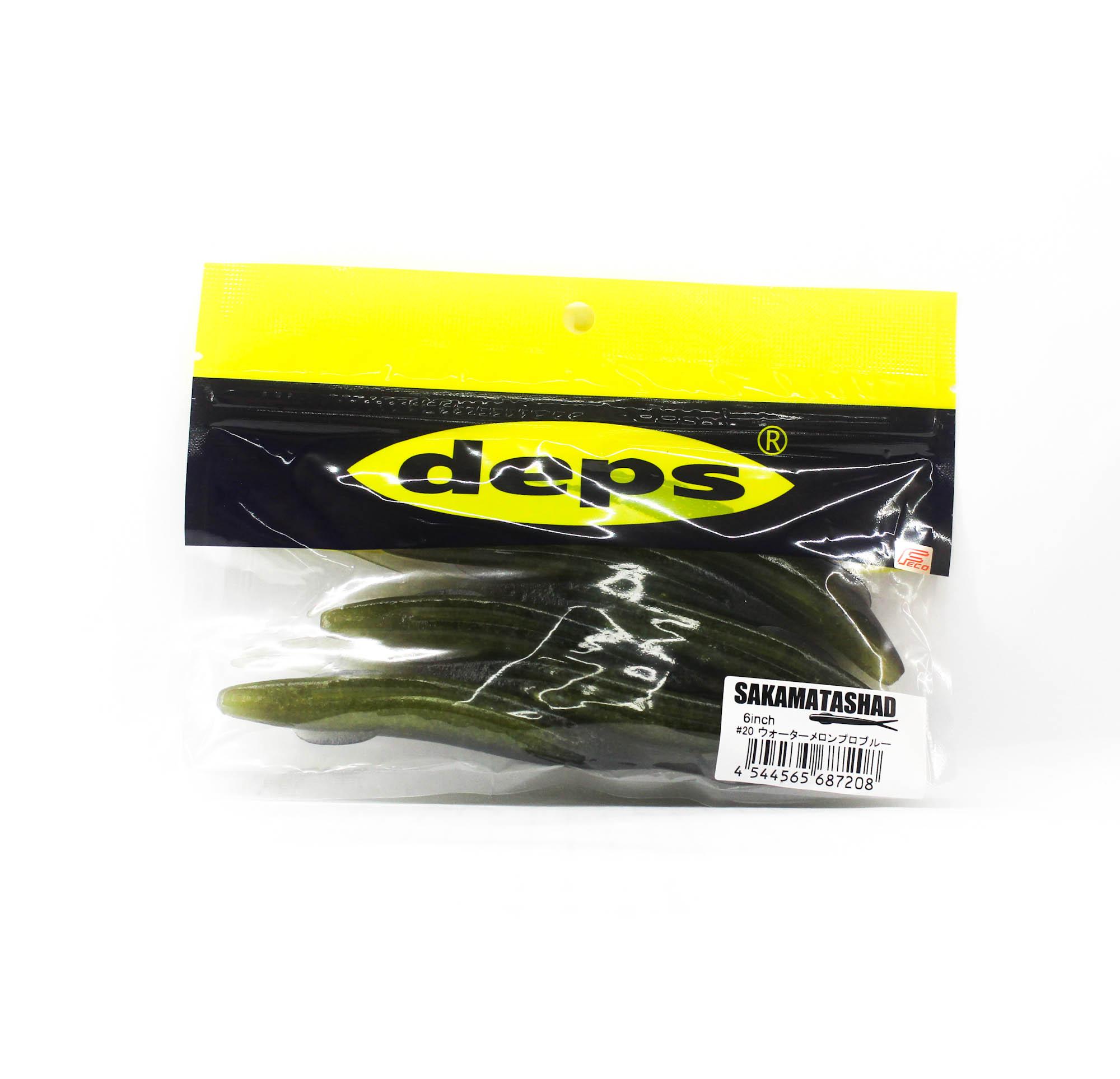 Deps Soft Lure Sakamata Shad 6 Inch 20 (7208)