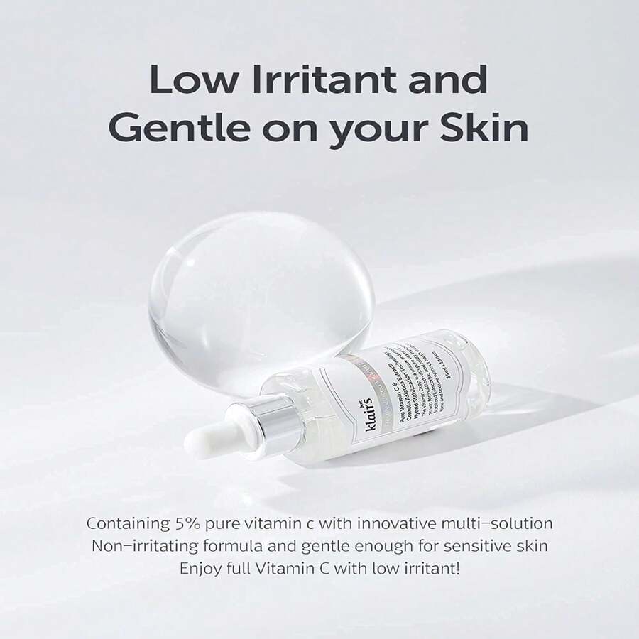 Dear, Klairs Freshly Juiced Vitamin Drop 5% Hypoallergenic Pure Vitamin C Serum 35ml | Ascorbic Acid, Antioxidant For Face