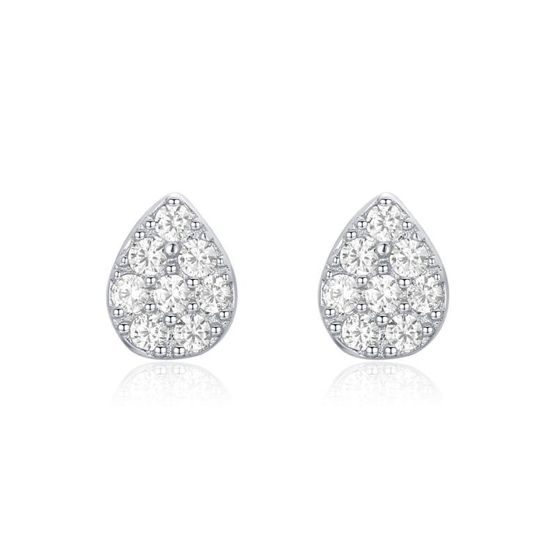 Tancise 925 Sterling Silver Zircon Earrings Drop Earrings For Women Wedding Party Gifts