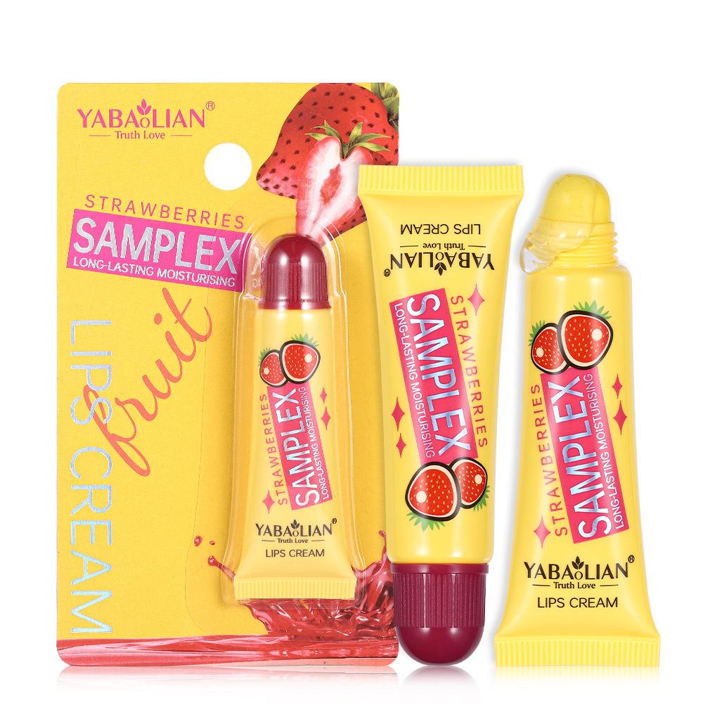 Lippenbalsam Make-up Farbloser Lippenbalsam Feuchtigkeitsspendend Feuchtigkeitsspendend Rissigkeitsvorbeugend Fruchtlippenöl