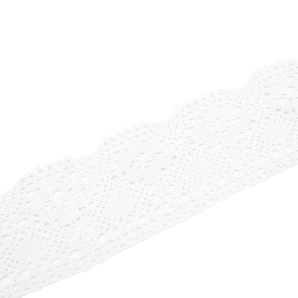 Lace Ribbon Cotton Thread 10 Yards Environmental Friendly Decorative Accessories for Clothing Decoration   Curtain