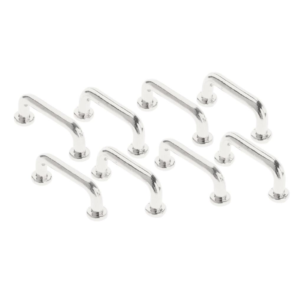 1/12 Mini Pulls Dollhouse Arch Shape Toy Drawer Handle for Furniture Cabinet