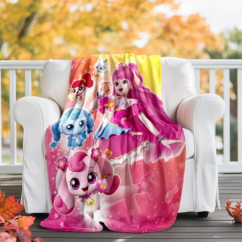 Twinkle Catch Teenieping Theme Printed Blanket - Perfect for Couch, Bed, Travel & Outdoor Use | Machine Washable, Cozy & Durable.