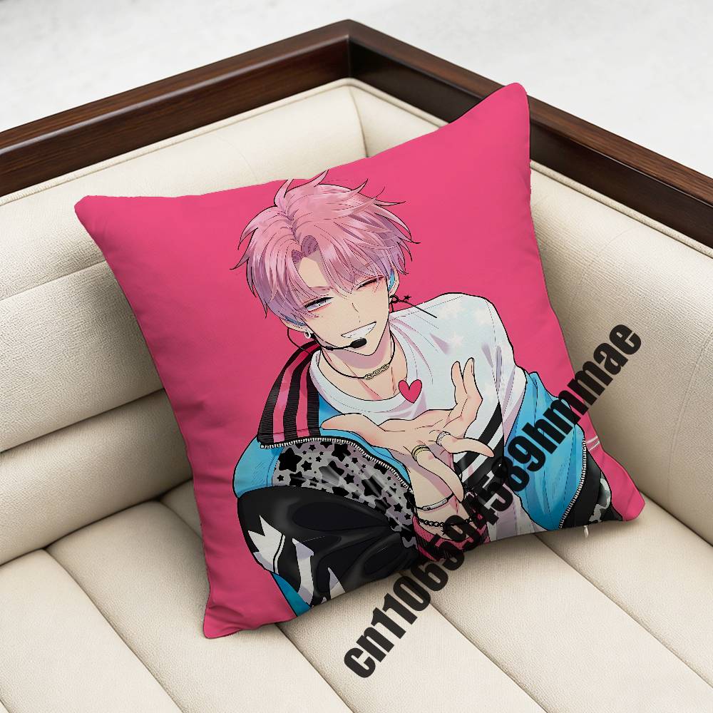 For Tamon-Kun Ima Docchi Fukuhara Tamon Utage Kinoshita Throw Pillow Case Sham 45X45Cm 35X35Cm Square Home Pillowcase Cushion