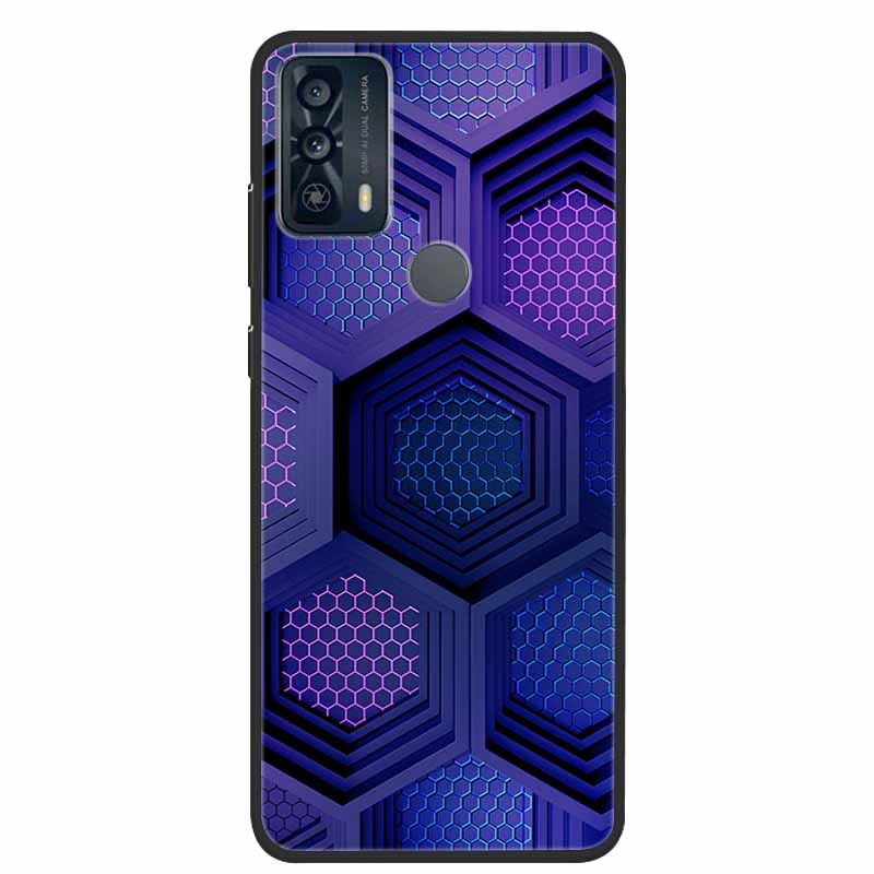 For TCL 20Y 20E Case Luxury Soft Silicone TPU Back Cover For TCL 20Y 20B Phone Cases TCL20Y 20 Y TCL20E Cute 6125F Funda Cartoon