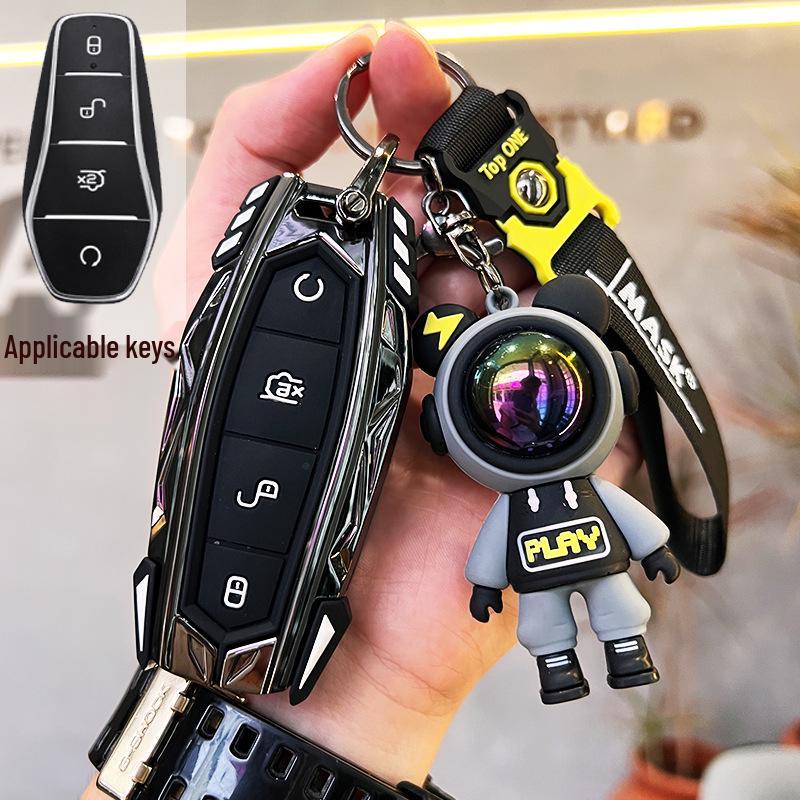 BYD Han Key Fob Cover for DMP Dolphin, Seal EV, Yuan Pro, Tang, Qin, Song Plus DMI Cars