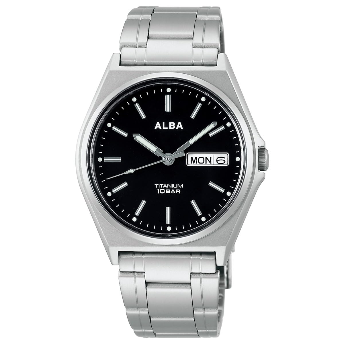 

Seiko Watch AEFJ411 Alba Standard Men s Titanium Watch