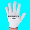 Men's Durable White Cotton Nylon Work Gloves for Construction