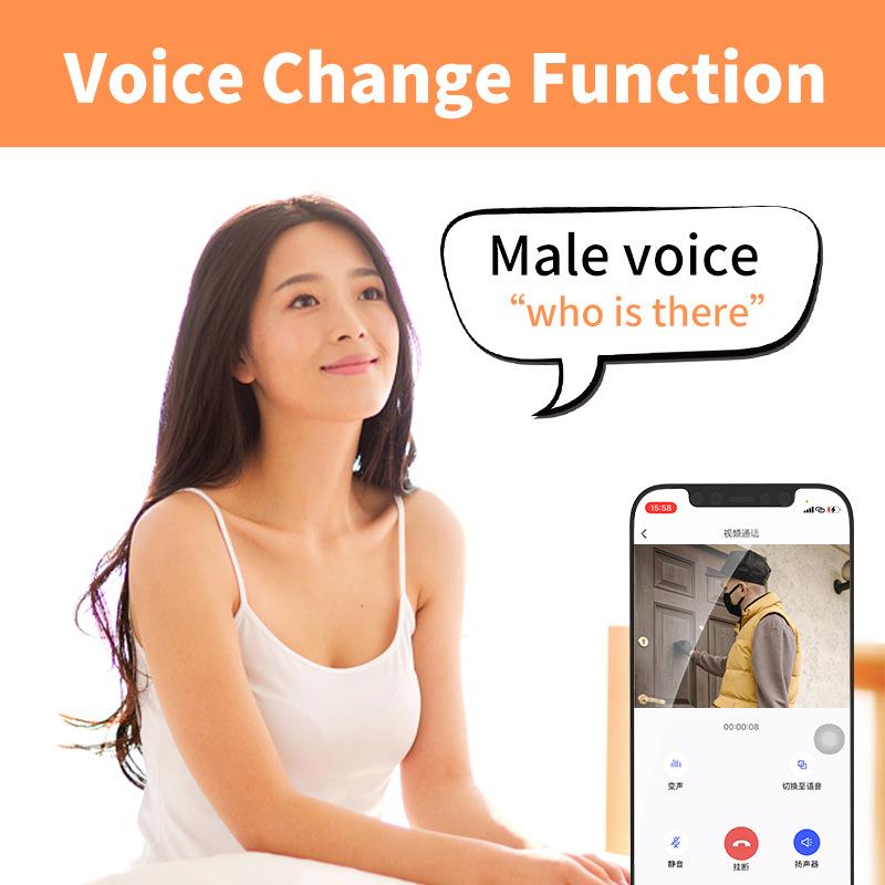 X9 WIFI Video Doorbell Camera Wireless Night Vision Smart Home Security HD Door Bell Two Way Intercom Voice Change For Home