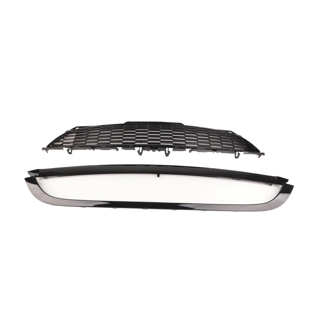 3pcs Gloss Black Front Hood Molding Grille Surround Cover Trim Kits for Cooper R55 R56 R57 R58 R59