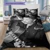 1PC Johnny Hallyday pattern Bedding Quilt Set Quilt Cover Pillowcase Home Decoration Birthday Gift (1 * duvet cover + 19 * pillowcase, without core)