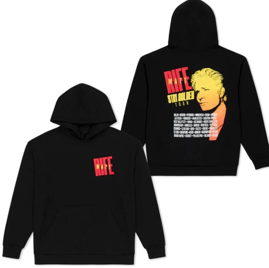 Matt Rife 2025 Stay Golden Tour Black T-Shirt Hoodie XL