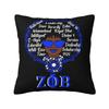 Zeta Phi Beta Sorority Pillow Cover Home Decorative Greek Letter 1920 Cushion Cover Throw Pillow for Car Double-sided Printing