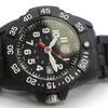 Used Luminox 3510 Navy Seals 3500 Series Quartz Carbon Stainless Steel Black Silver Watch with Box LUMINOX (Used)