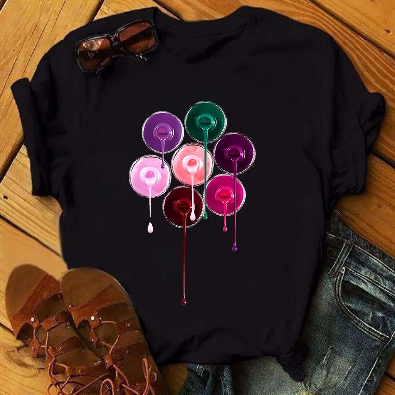 Женские футболки больших размеров — фото 25