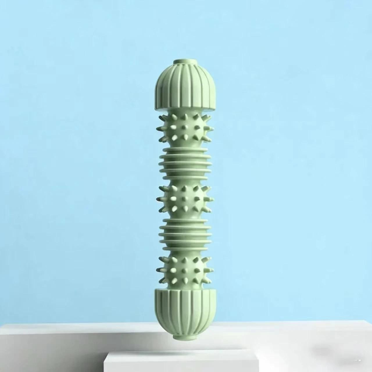 

TPR Dog Chew Toy Caterpillar Shape Teeth Cleaning Stick Bite Resistant Puppy Training Toy