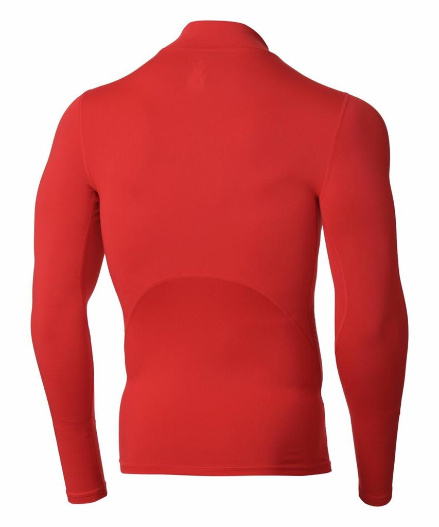 [Under Armor] T-shirt UA CG ARMOR LS MOCK Men's RED Japan MD (equivalent To Japanese Size M)
