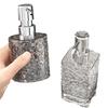Foam Soap Dispenser with Diamond Glass Refillable Hand Soap Dispenser Worktop Soap Dispenser Mouthwash Lotion Dispenser