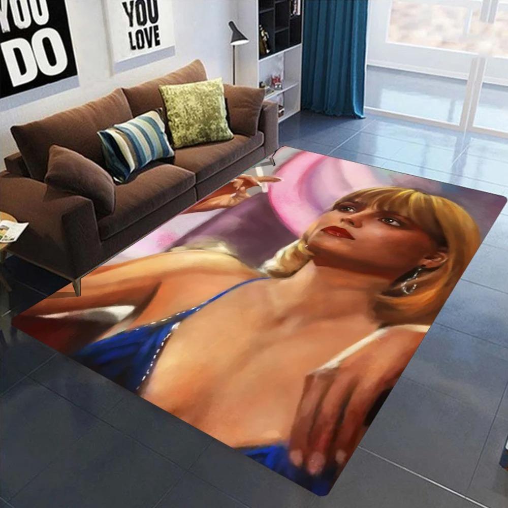 

Scarface Tony Montana The World Is Yours Movie Rug for Bedroom Living Room Carpets for Room Floor Mat Home Decor Non-Slip Rug 40cmX60cm