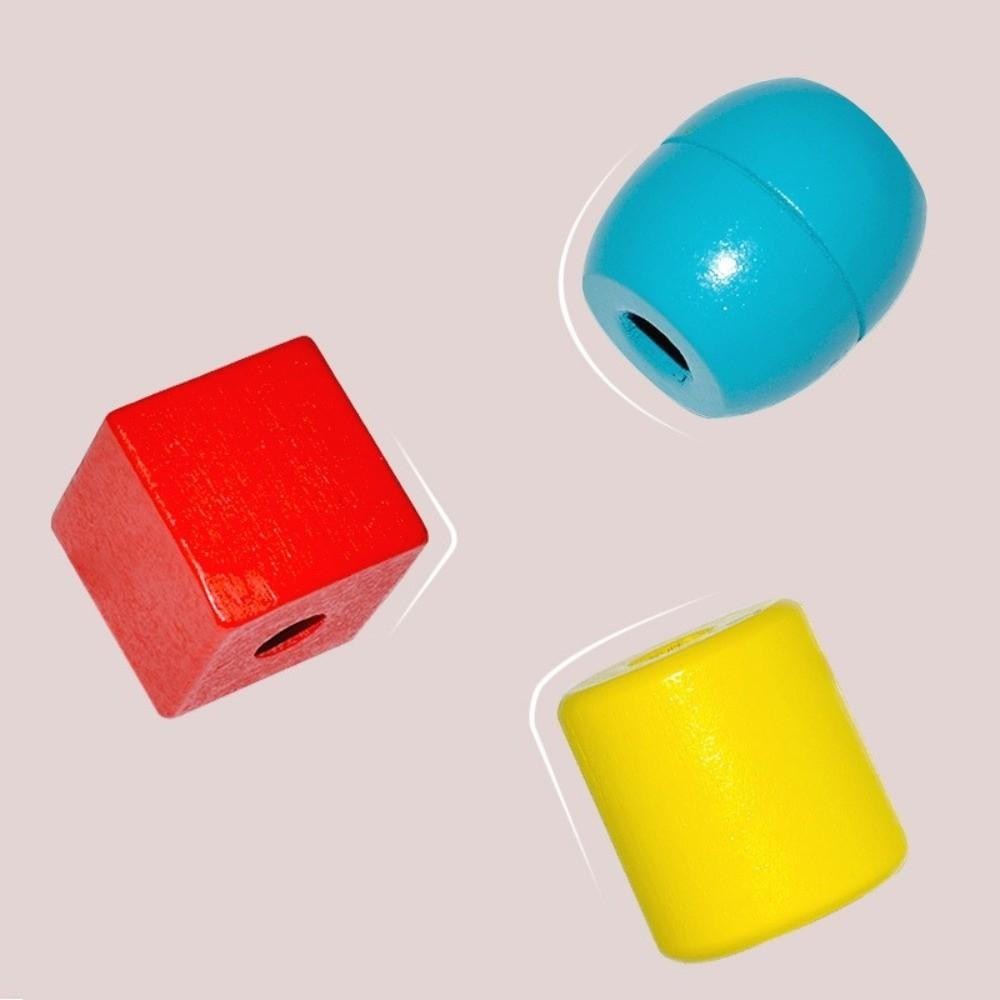 Wooden Material Wooden Toys Colorful Colorful Beaded Toy  Home Education