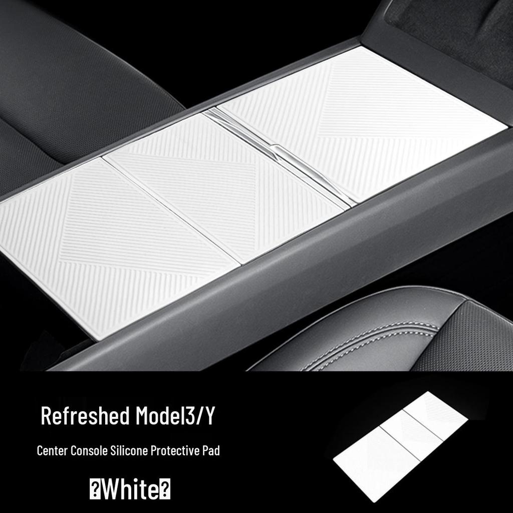 Tesla Model 3/Y Central Control Protective Silicone Pad & Interior Modification Accessory