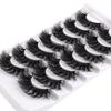 7 Pairs Of Fried Hair Imitation Mink False Eyelashes Messy Natural Thick Eyelashes