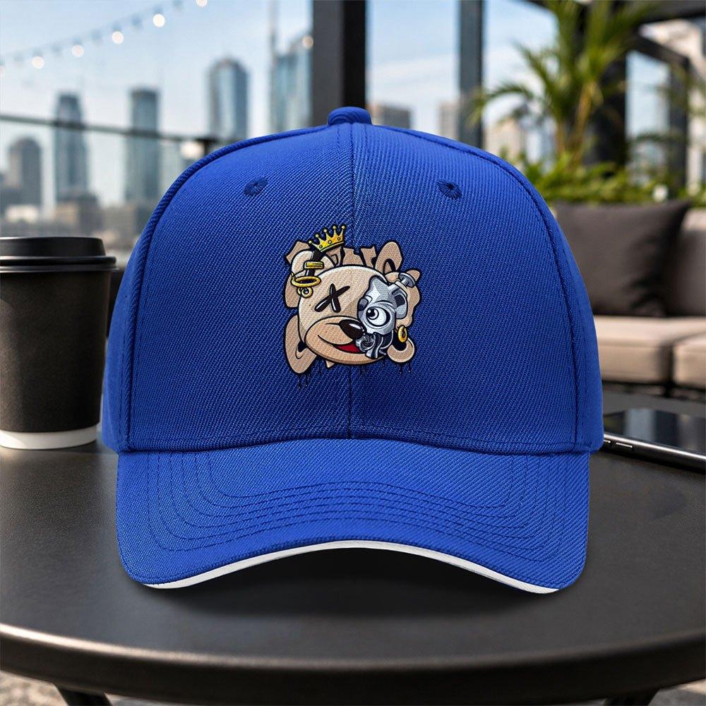 Mechanical Bear Graffiti Baseball Cap Unisex Adjustable Duckbill Cap Casual Lightweight Outdoor Hat Multiple Colors