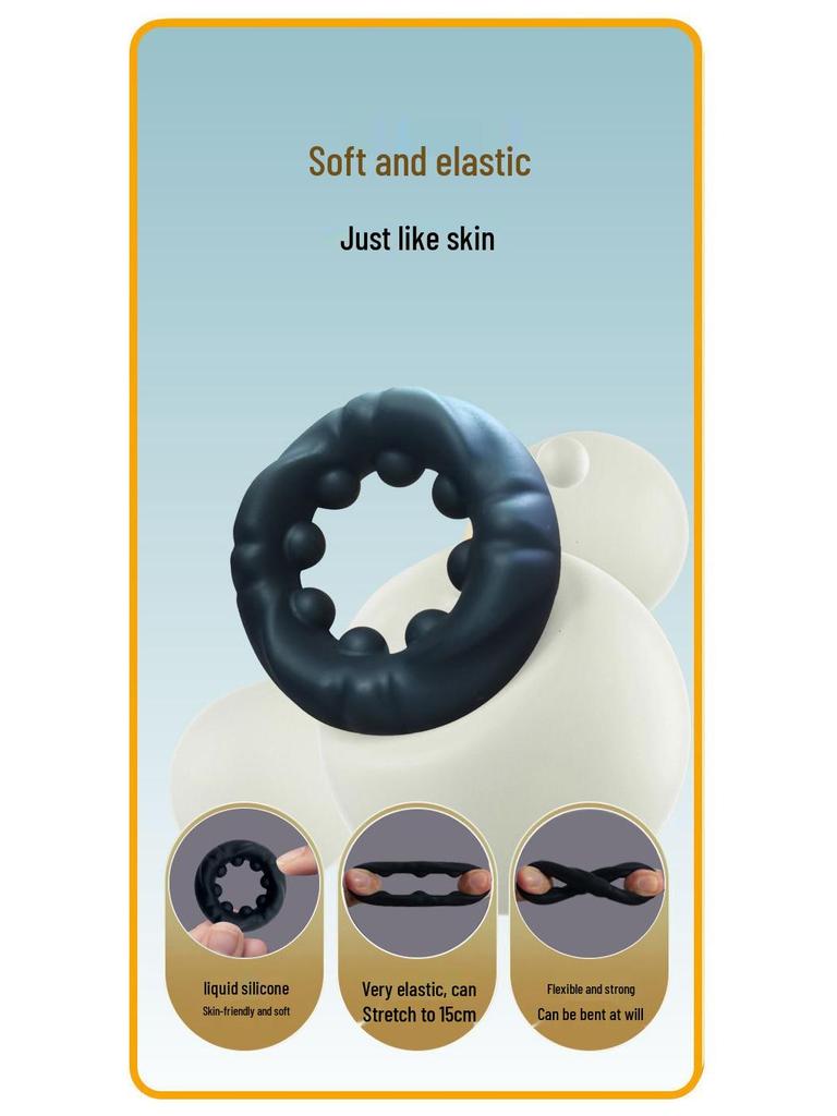 Silikon-Verzögerungsring für Männer Intimitätsspielzeug
