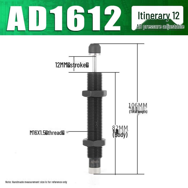 Amortizor Hidraulic cu Tampon pentru Roboți AC0806 1007 AD1416