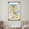 bandmopt Map of Ancient Egypt Canvas Poster Wall Art Decor Print Picture Paintings for Living Room Bedroom Decoration 08x12inch(20x30cm)