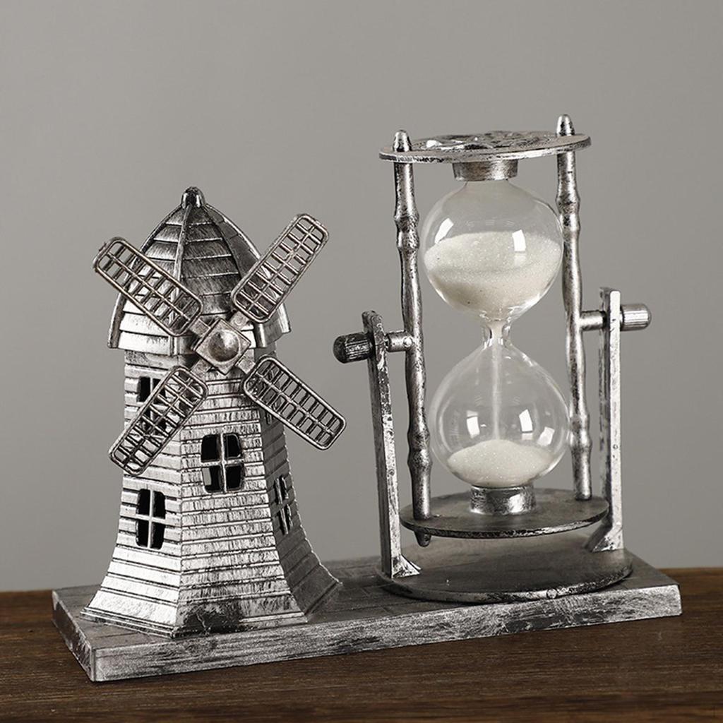 Leichte Sanduhr Figur Centerpiece Sanduhr Kreative Skulptur für Tischplatte Küche