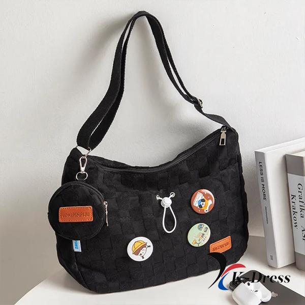 Mini Pouch Checkerboard Crossbody Bag (3 Colors)