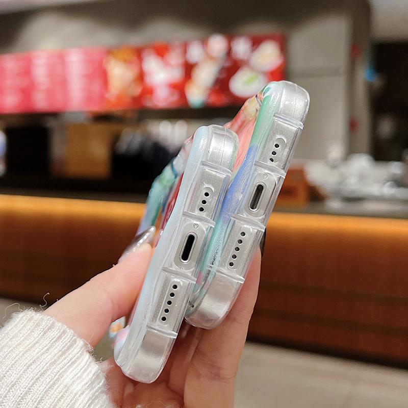 Mielas animacinių filmų minkštas TPU dėklas, skirtas Redmi Note 12 Note 11 Pro Samsung S23 Ultra S24 A53 A52 Realme C53 C55 OPPO Vivo IPhone Infinix Tecno Spark Cover