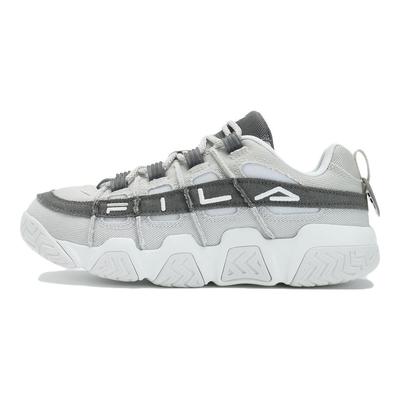 Fusion Buster Moda Casual Zapatillas Deportivas Top Bajo Zapatillas de Baloncesto Retro Zapatillas de Mujer Gris Azul T12W333201FNQ