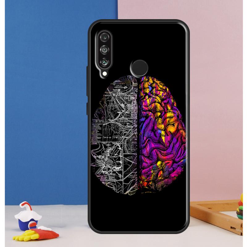 Medical Human Organs Brain Case For Huawei Nova 10 9 SE 8i 11i 12i 12s Y60 Y61 Y70 Y90 Y72 Y73 Y91 P60 Pro P30 P40 Lite