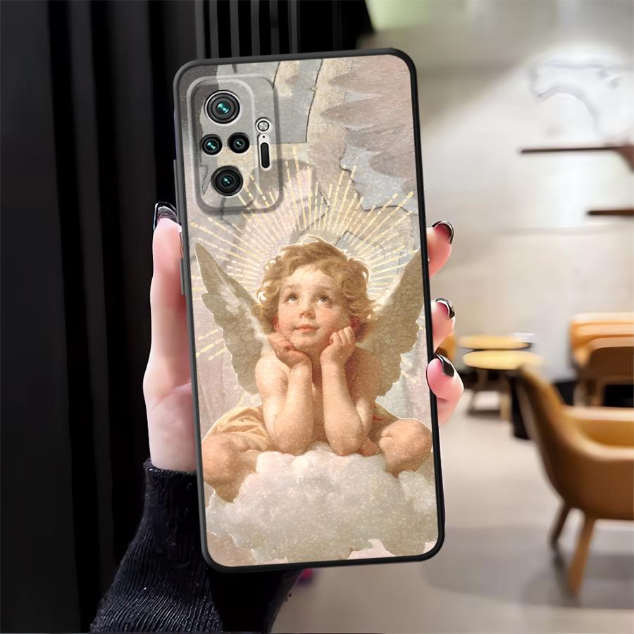 Phone Cover Case for Xiaomi Redmi Note 14 12 11 A3 12C 13C A1 9 8 7 13 Pro Plus 10 K80 14C A4 A5 K40 A1 A2 Cute Angel
