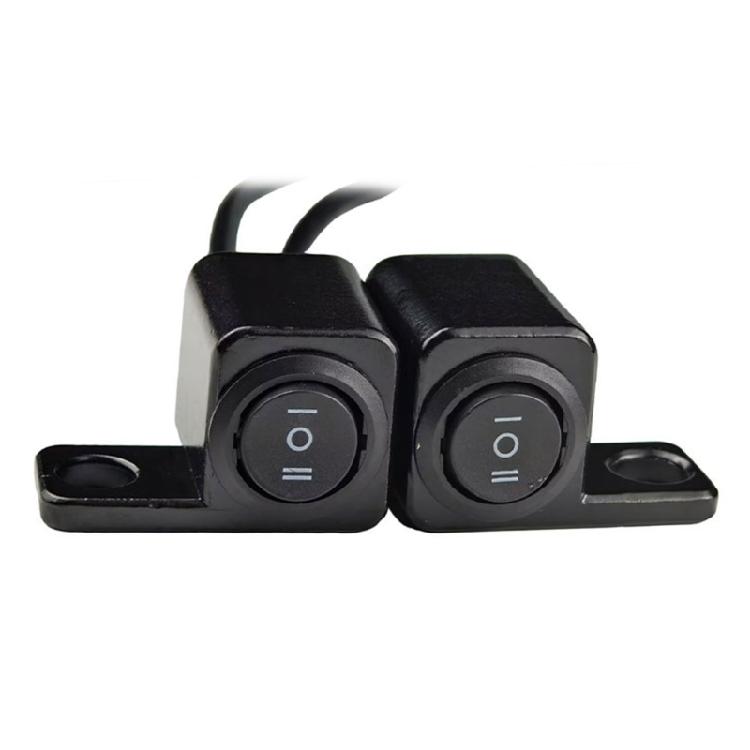 Left/Right Motorcycle Headlight Switches 12V Fog Spotlight Switches Modified Accessories Handlebar Mirror Mount Switches