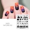 kads Nail Art Stamping Plates 63 Designs Nature Series Nail Template Stencil Plates for Nail Salon