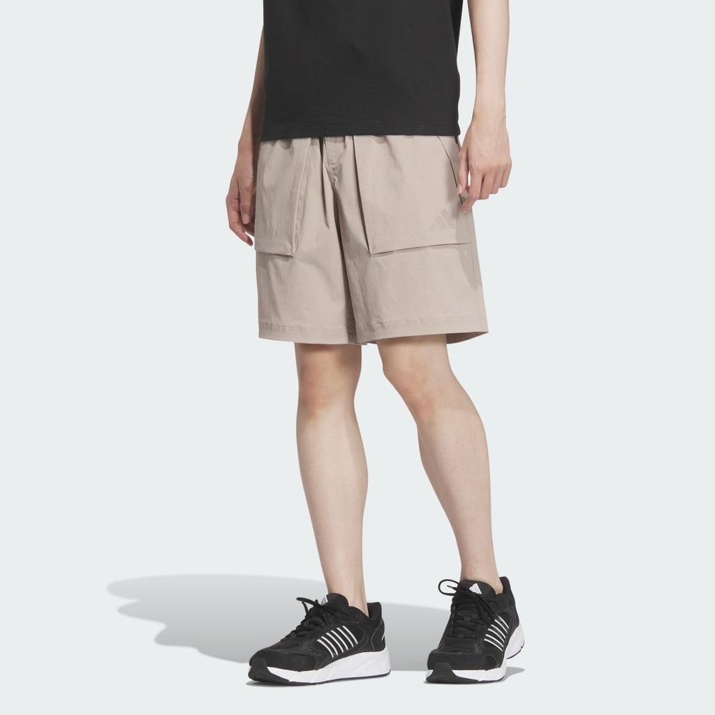 Adidas Water-Repellent Sports Casual Shorts Men Bottoms Vapor-Grey JN9453