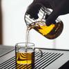 300ml Anti scalding Wood Chips Glass Fair Cup Tea Pitcher Household Tea Ceremony Tea Mug Chahai Kung Fu Tea Set Accessories