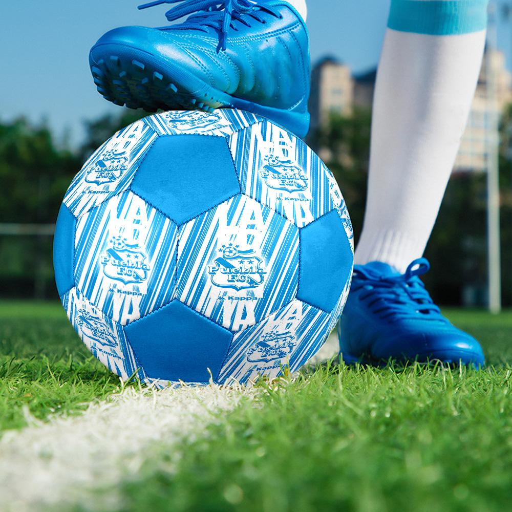 Puebla Indoor Soccer Ball Colorful All Ages Size 5 Machine Stitched PVC Competition Ready Durable High-Bounce