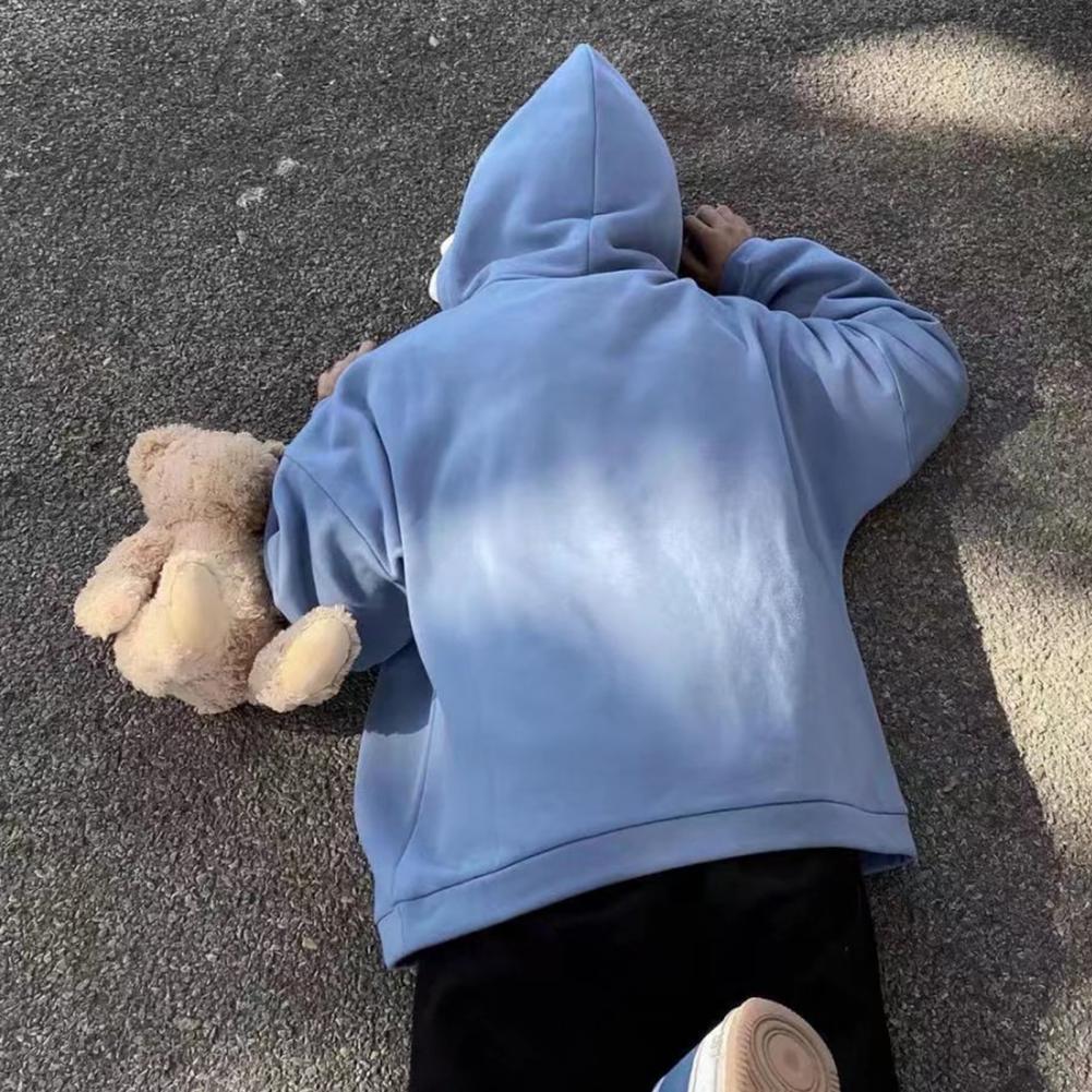 Autumn Winter Funny Shark Patchwork Hoodies Men and Women Kawaii Sweatshirt Fashion Casual Pullover School Oversized Clothes