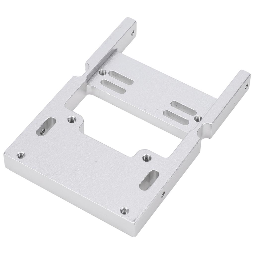 Silver Metal Steering Engine Gear Fixed Mount Base Accessories Upgrade Parts for WPL B14 B24 B16 B36 1 16 RC CarSilver