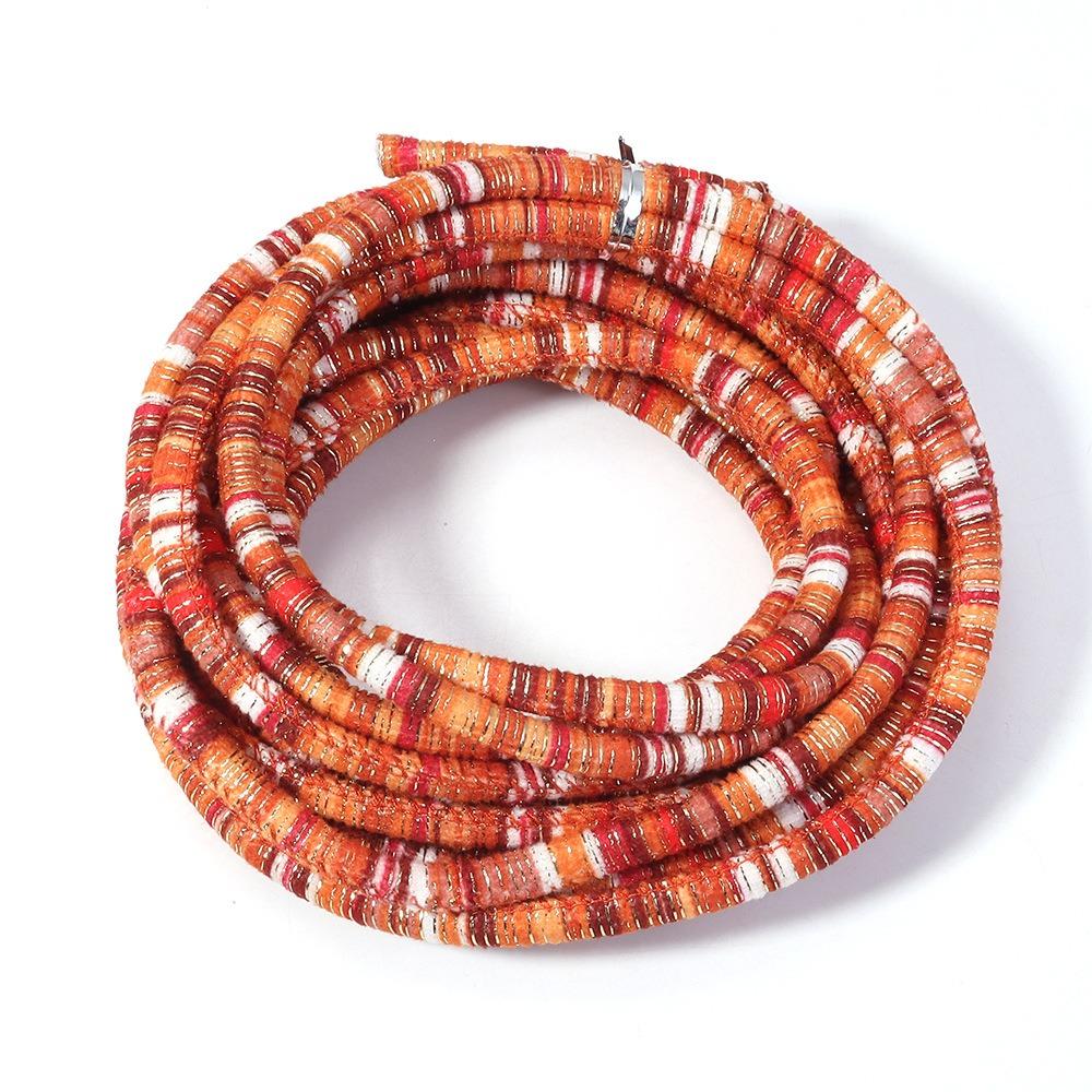 

6mm Round Jewelry Making Cords Multi-Color Ethnic Style Handmade Crafts Ribbon Colorful DIY Crafts Cord Clothing Sewing
