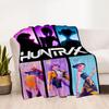 Fantasy Heroes Adventure Blanket Warmthful Decor Great for Seaside Bed Chair Four Seasons Universal Digital Print Gift for Travel Home Birthdays