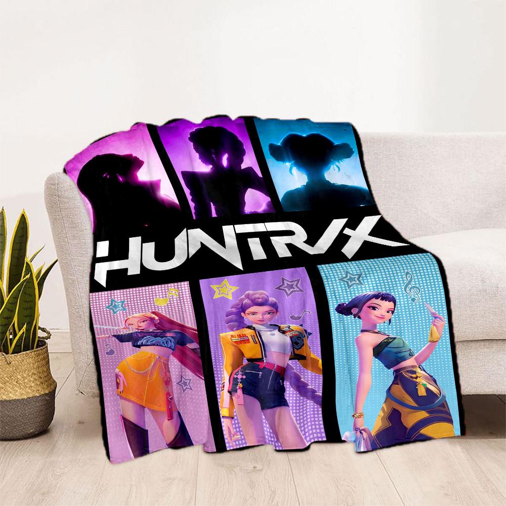 Fantasy Heroes Adventure Blanket Warmthful Decor Great for Seaside Bed Chair Four Seasons Universal Digital Print Gift for Travel Home Birthdays
