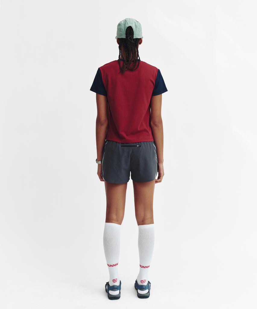 Minasu Menasoo Run Logo Short Sleeve T Shirt_Red