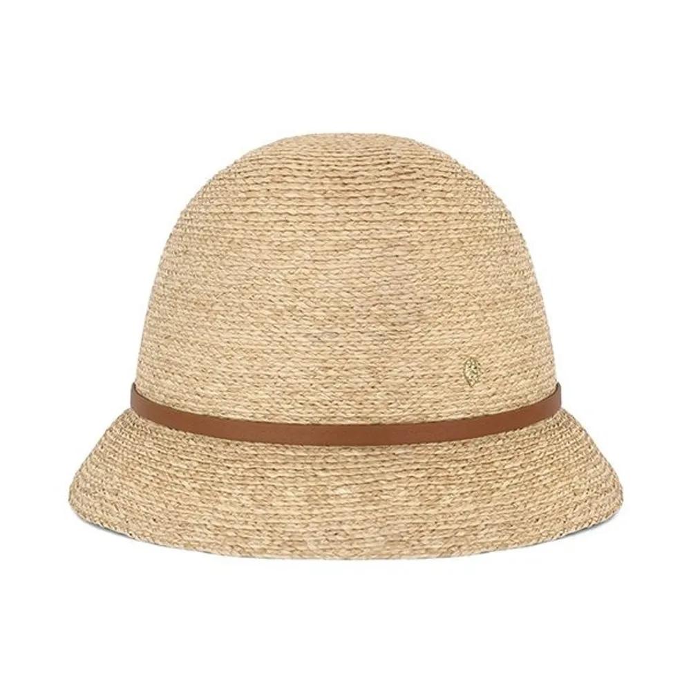 

[Helen Kaminski] Women s Vesa 6 Cloche Bucket Hat Raffia Hat (R1) (50172 NATURAL TAN) FREE