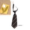 Children's Ladies Solid Color neck tie JK No-Hit Candy Cute Striped Flowers neck tie Small Tie Decorative College Style