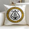 Classic Brand Steinway  Sons Cushion Cover Soft  EasyWash Pillow Case  Versatile for Couch Bed Travel and Office